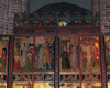 The closed altar cabinet The closed altar cabinet